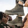 New Mid-top Non-slip and Wear-resistant Mountaineering Boots Outdoor Locomotive Leather Boots Martin Boots