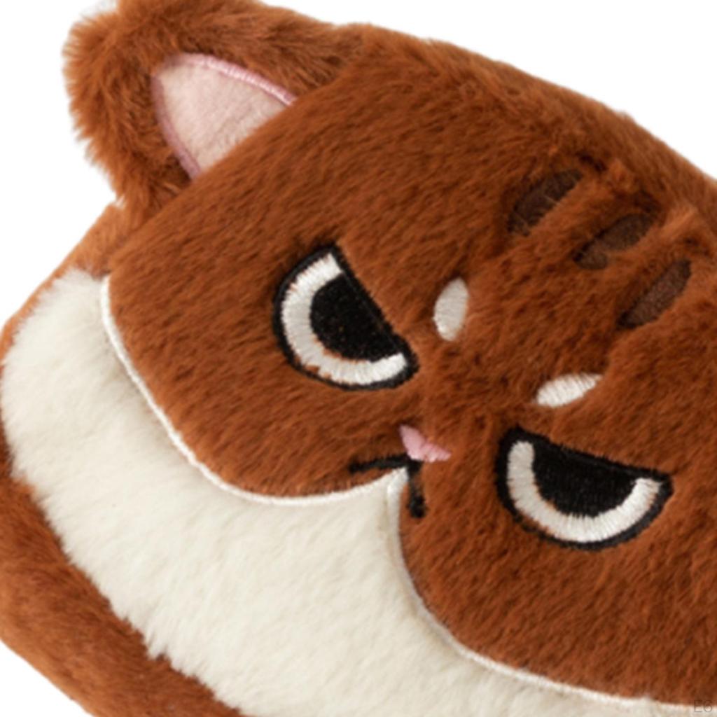 Cat Face Purse with Zipper Cartoon for Boys Girls Kids Child Gift