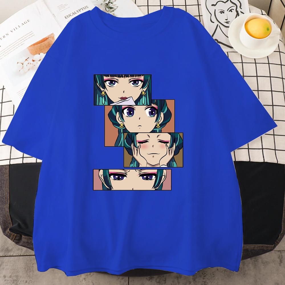 New Women's Anime Harajuku Shirt Cute Anime The Apothecary Diaries Graphic Women's T-Shirt Tops Oversized T Shirt