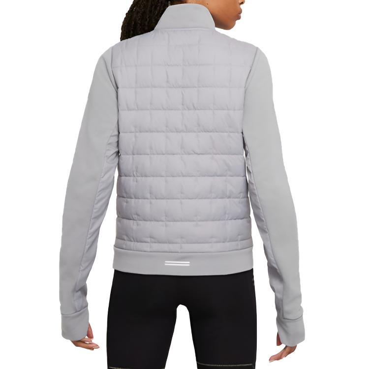 Nike Stand Collar Zipper Warm Long Sleeve Cotton Jacket Women Jackets DD6062-073