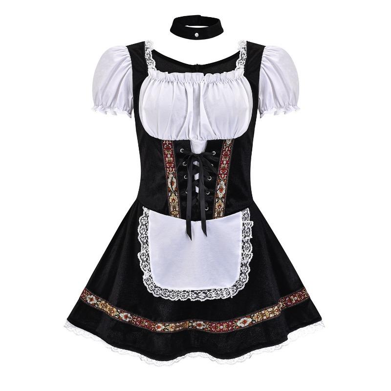 Adult Oktoberfest Clothing Ethnic Maid Dress Set Women's Clothing