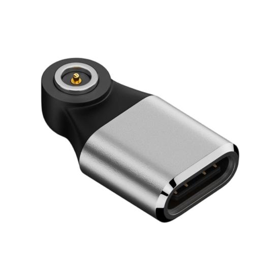 Smart Ring Charger Adapter Aluminum Alloy N52 Magnetic Type-C Female Smart Ring Charging Converter Connector Smart Ring Accessories