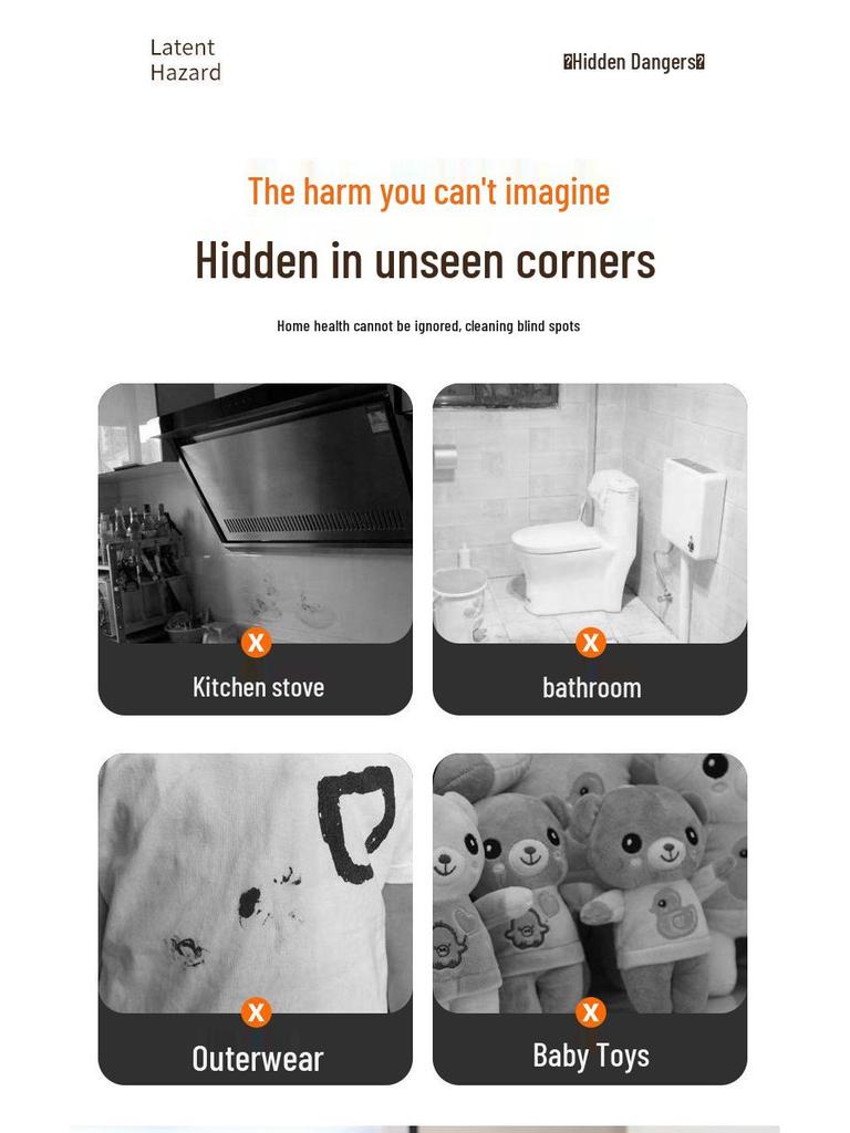 High-Pressure Steam Cleaner for Kitchen Appliances and Range Hoods