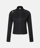 Descente Women'S Ribbed Stand-Neck Slim Fit Training Jacket Black Sr322Pft71