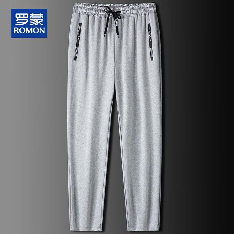 ROMON Men's Spring/Autumn Straight Leg Casual Pants