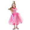 New Super Mario Kids Princess Peach Dress Girls Halloween Costume