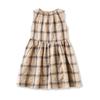 ASK JUNIOR Girls' Plaid Bubble Yarn Sleeveless Dress