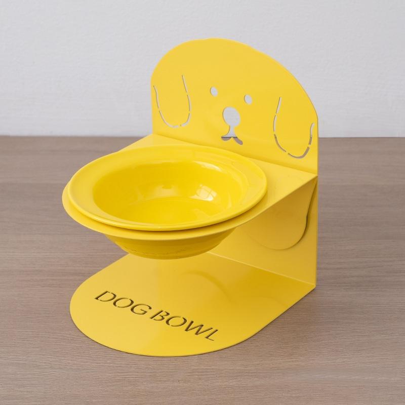 Premium Eco-Friendly Ceramic Pet Bowl with Magnetic Stand Durable and Protective Feeder for Cats and Dogs