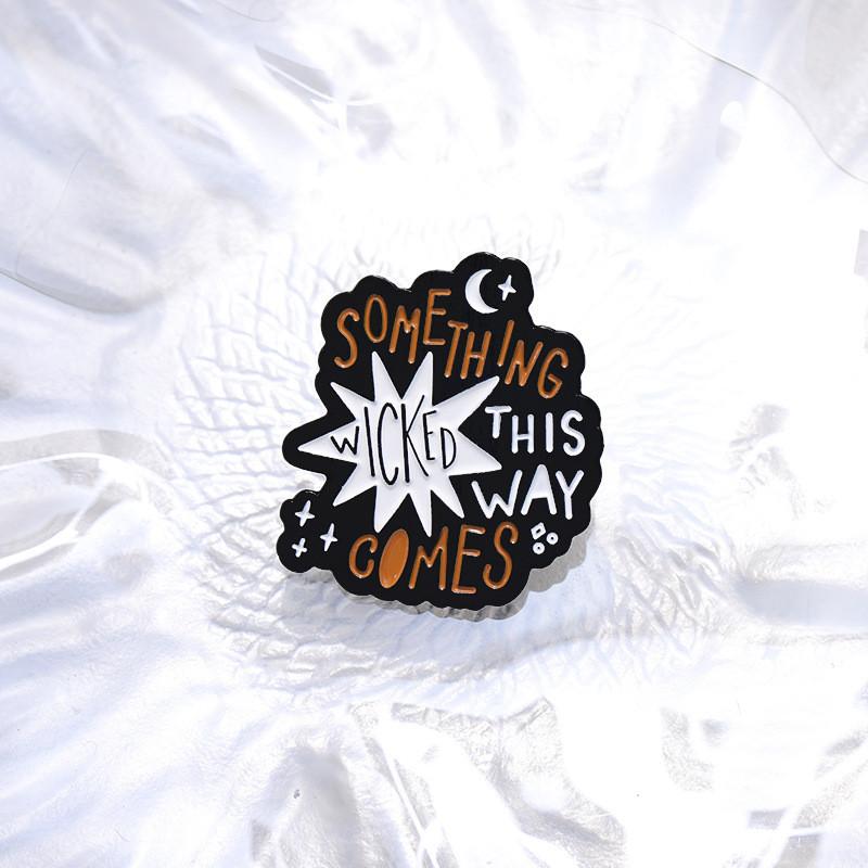 Fashionable Colorful Letter Brooch Pin With Durable Enamel Coating For Statement Accessory