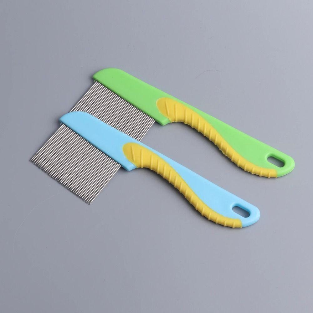 Seahorse Shape Pet Hair Comb Stainless Steel Lice Comb Wool Cleaning Supplies Dog Flea Comb  Cat