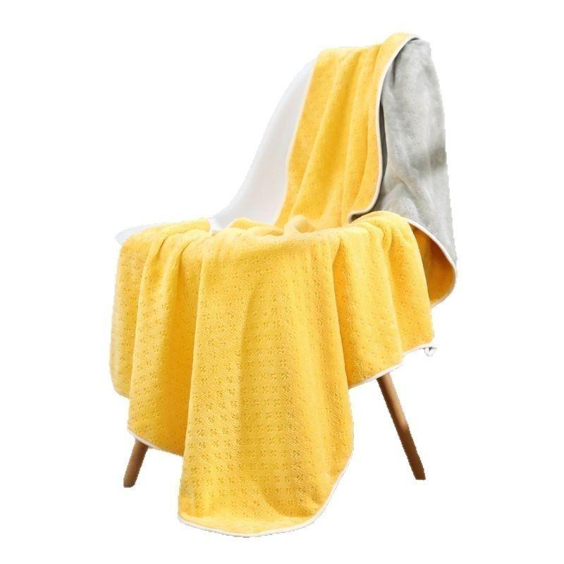 Coral fleece bath towels, non-Class A large bath towels, men's wrapping towels do not absorb water, towels, household women's new bath towels