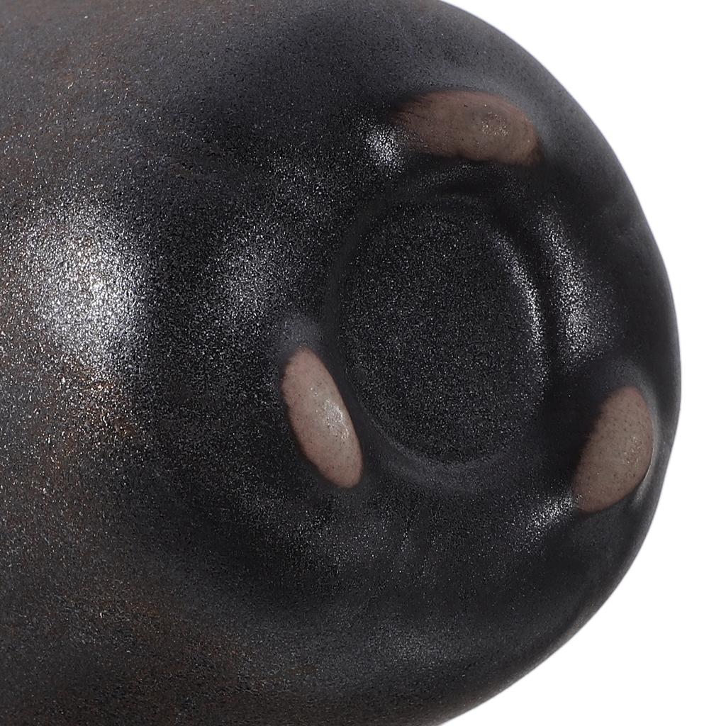 1Pcs Pottery Tea Cup Retro Design Lotus Pattern Heat Resistant Teaware Small Size Comfortable Grip Ideal for Family Tea Time and