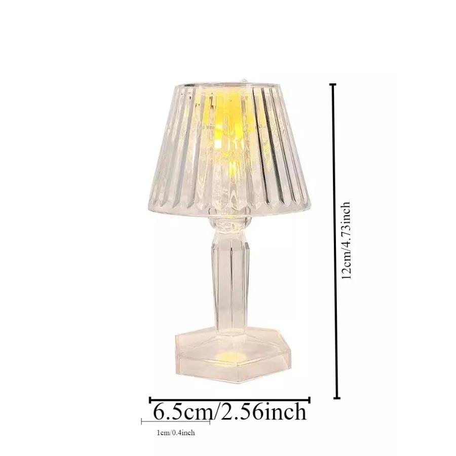 

Светодиодная мини-настольная лампа, настольная лампа с кнопкой, питание от батареи, настольная лампа, товары для домашнего освещения, свадебное украшение, праздничная атмосфера, свет