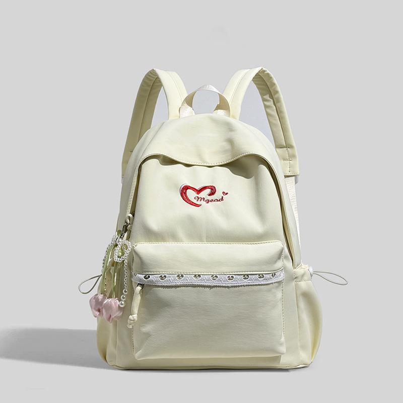 Schoolbag Japanese ins small fresh casual girl backpack high value junior high school niche tidal design teen schoolbag