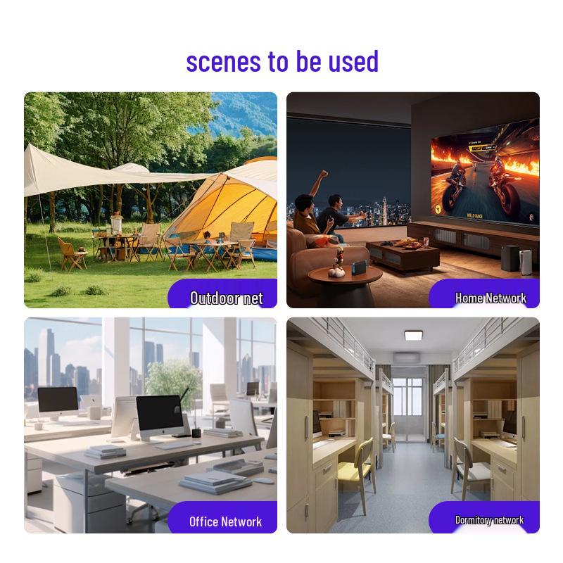 New 4G Wireless Router with CPE Network, WiFi, Battery, and Plug-in Card, Supports OEM Customization