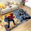 NO.1 Tappeto Classico DC Superman per Soggiorno Camera da Letto Tappetino da Letto, Tappeto Comodo Antiscivolo, Stile Moderno Semplice, Tappeto Durevole Lavabile