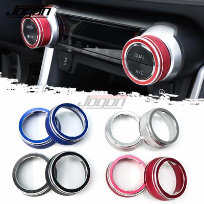 Car Interior Air Vent Conditioning Knob Conditioner Switch Control Ring Cover Trim For Toyota RAV4 XA50 - Accessories