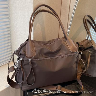 Casual Nylon Cloth Large-capacity Bag Women's 2025 New Fashion Messenger Bag Commuter Shoulder Bag Short-distance Travel Bag