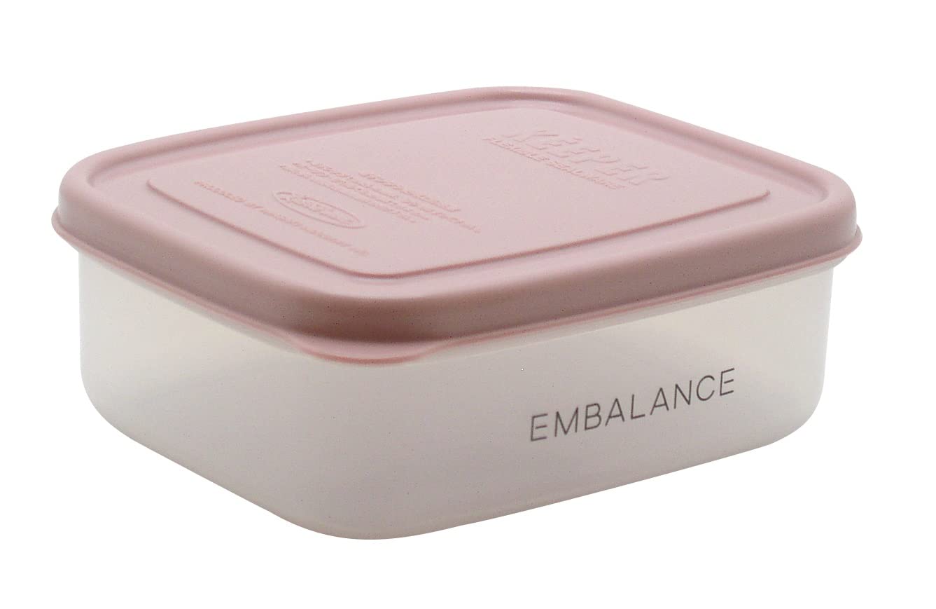 

Willmax EMBALANCE Storage Container Rectangle Container XS Pink T12212 (Square) (370ml)