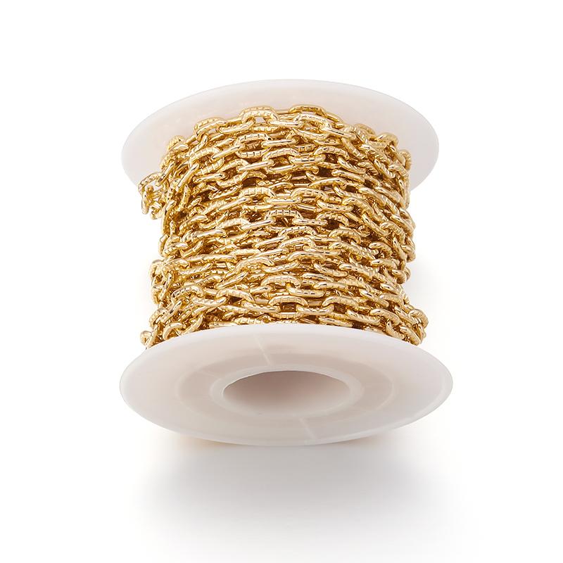 5yards/roll Metal Aluminium Chain Link Chain Unwelded Link Chain For Jewelry Making Chain DIY Bracelet Necklace Accessories
