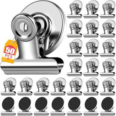 Magnet Clips Heavy Duty Sticky Pads Strong Refrigerator Magnetic Clips for Whiteboard Photo Office Locker Displays Magnets Clip