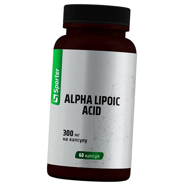 

Альфа Липоевая кислота, Alpha Lipoic Acid 300, Sporter 60капс (70584002) 60caps