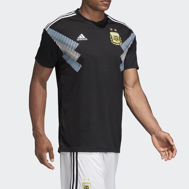 Adidas Argentina Away Match Jersey Men Tops Black CD8565