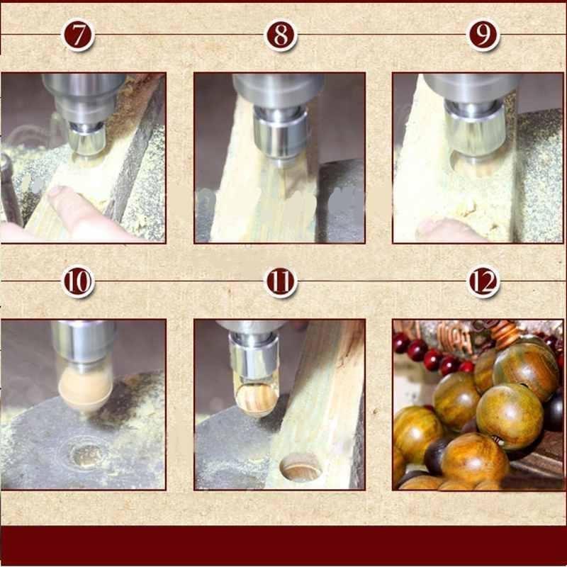 Good Quality Beads Drill Bit Carbide Ball Blade Woodworking Tool Milling Cutter Molding Tools Beads Router Drills Bit Set
