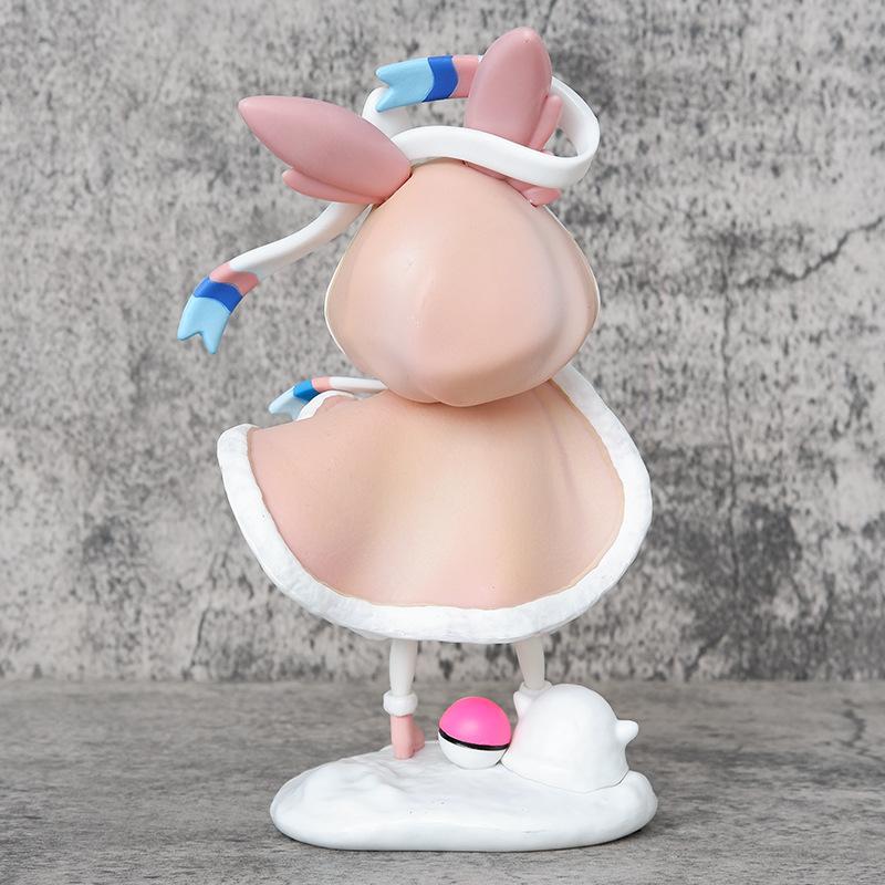 Kawaii Model Anya Forger Cos Sylveon Anime Figure Girl Doll Decoration Toy Xmas Gifts