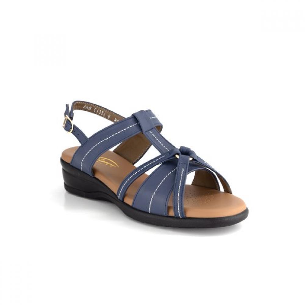 Vainer Women S Comfort Sandal Navy 135a0v1na 225