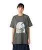 Snow Peak Camping Graphic Short and Medium T-Shirt TS-25AU008, Sleeve, Men's Women's, Gray,