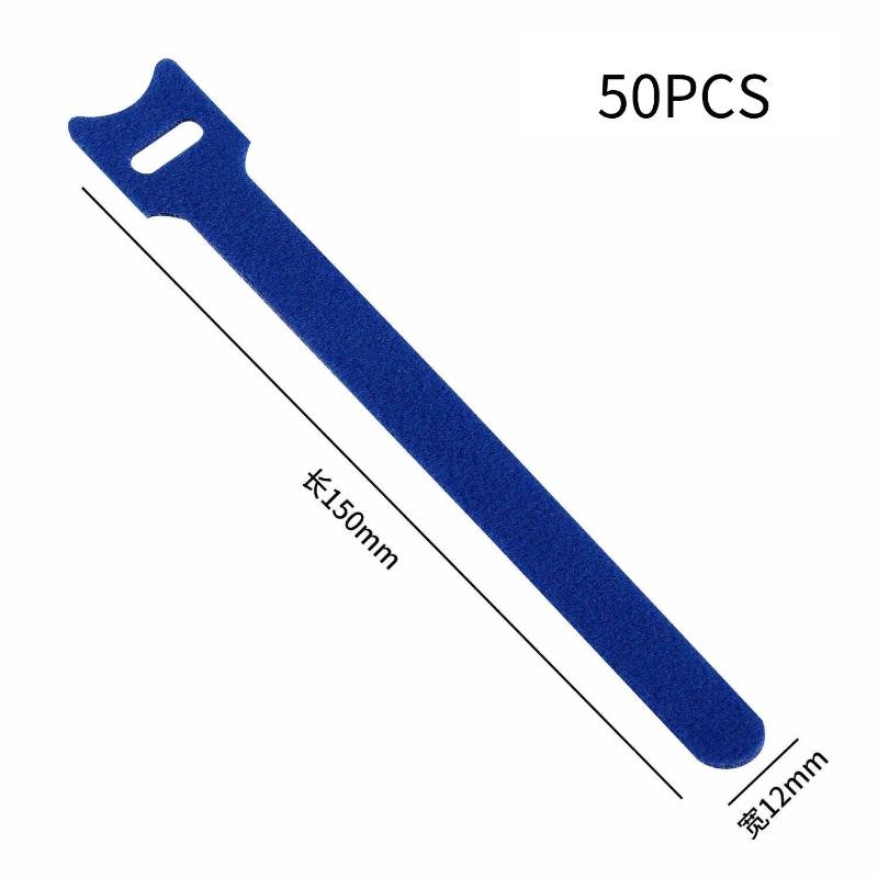 30/50/100Pcs Velcro , Power Cable And Data Cable Organizer, Reusable Binding Straps