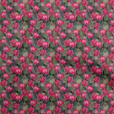 Cotton Flex Light Pink Fabric Floral & Dress Material Fabric Print Fabric By The Yard 40 Inch
