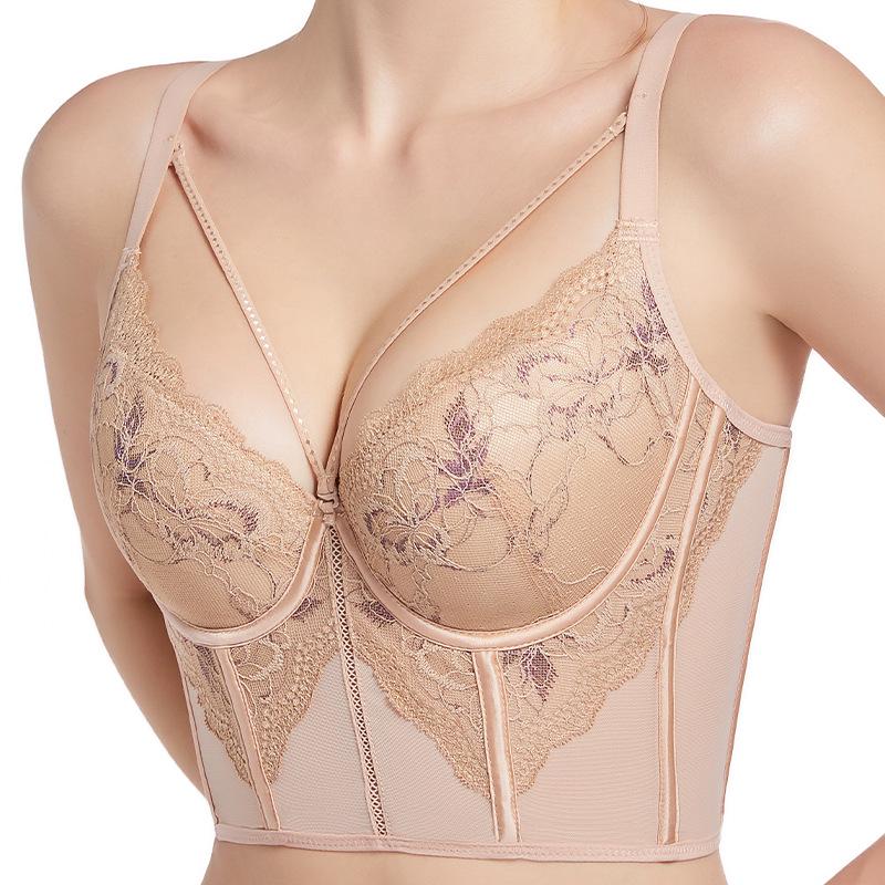 "Adjustable Push-Up Bra: Sexy Deep V, Breast Enhancing & Anti-Sagging"