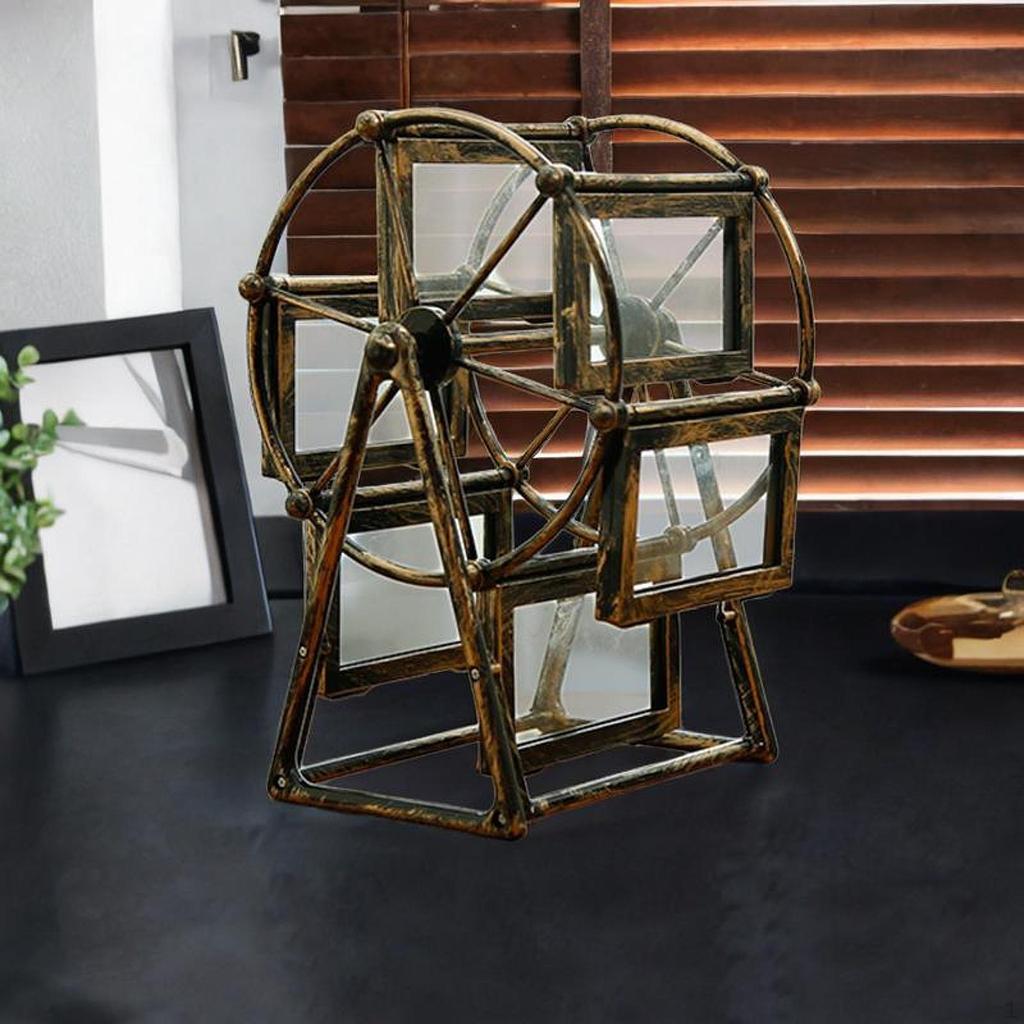 6 Photo Frame Rotating Display Stand for Desktop Memories