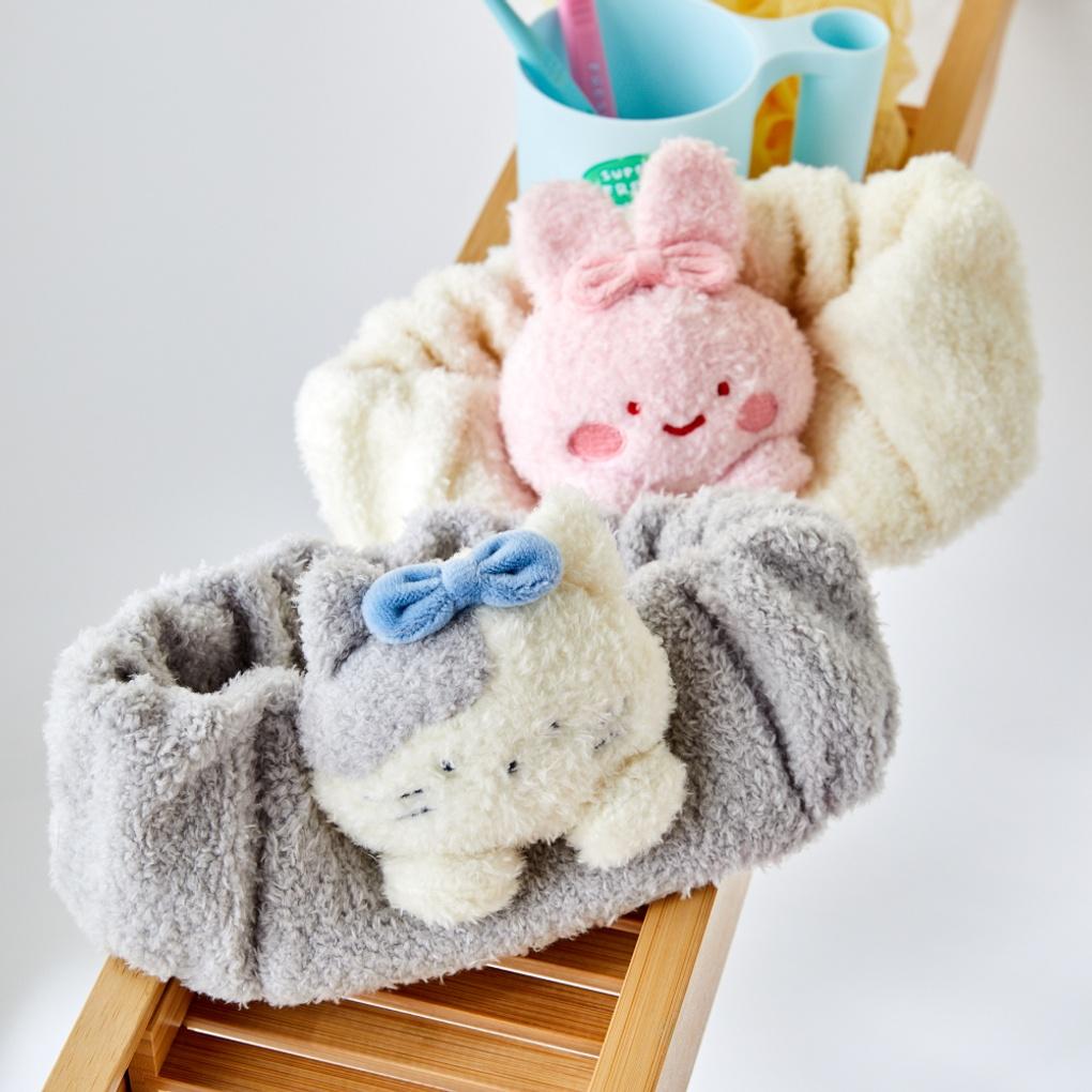 Fluffy Milk Cat Scrabbit Couple Cleansing Band FREE_FB1224017