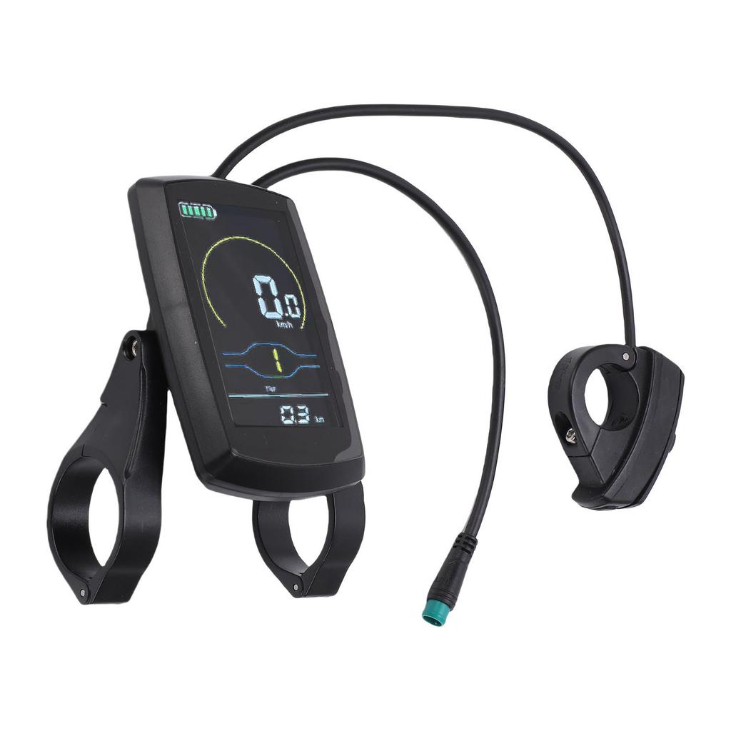Electric Bike LCD Display Meter ABS Speedometer Odometer Electric Bike Screen Panel for Replacement