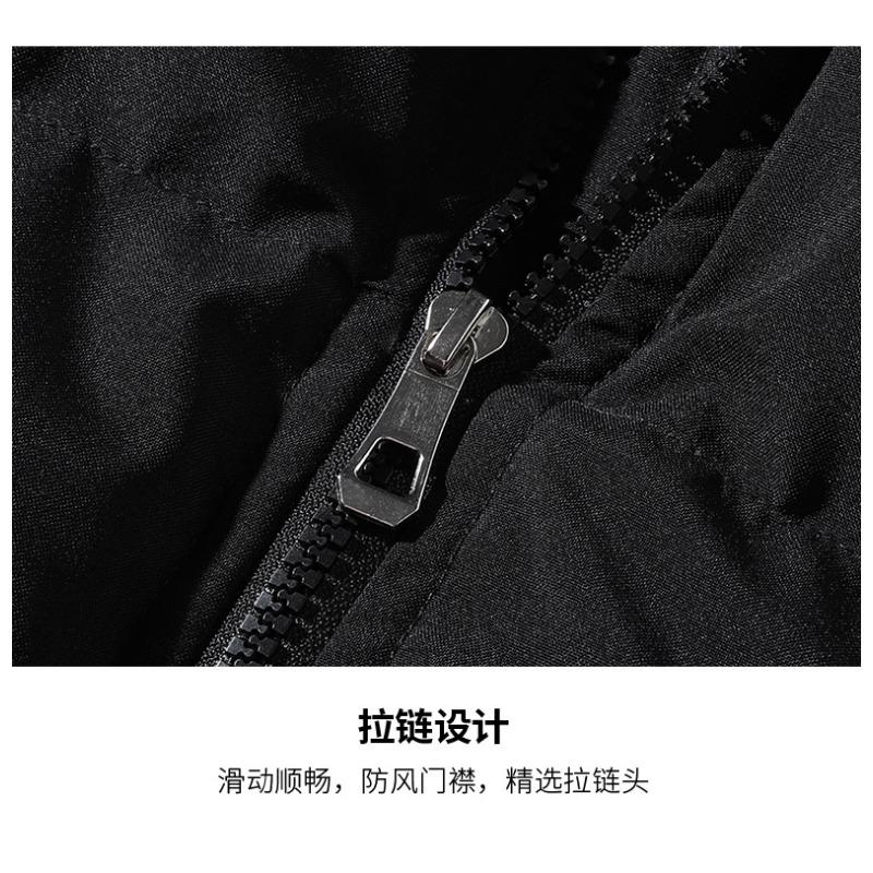 Men S Winter Loose Stand Collar Cotton Puffer Jacket