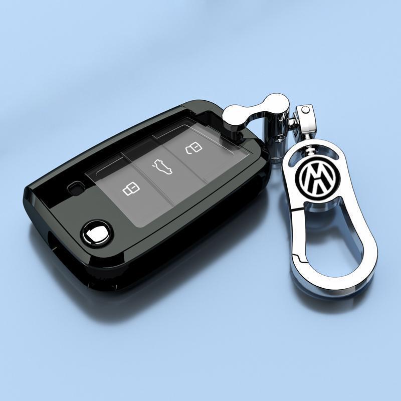 Luxury Key Case for 15-21 Volkswagen Lamando - Foldable Design for Men and Women