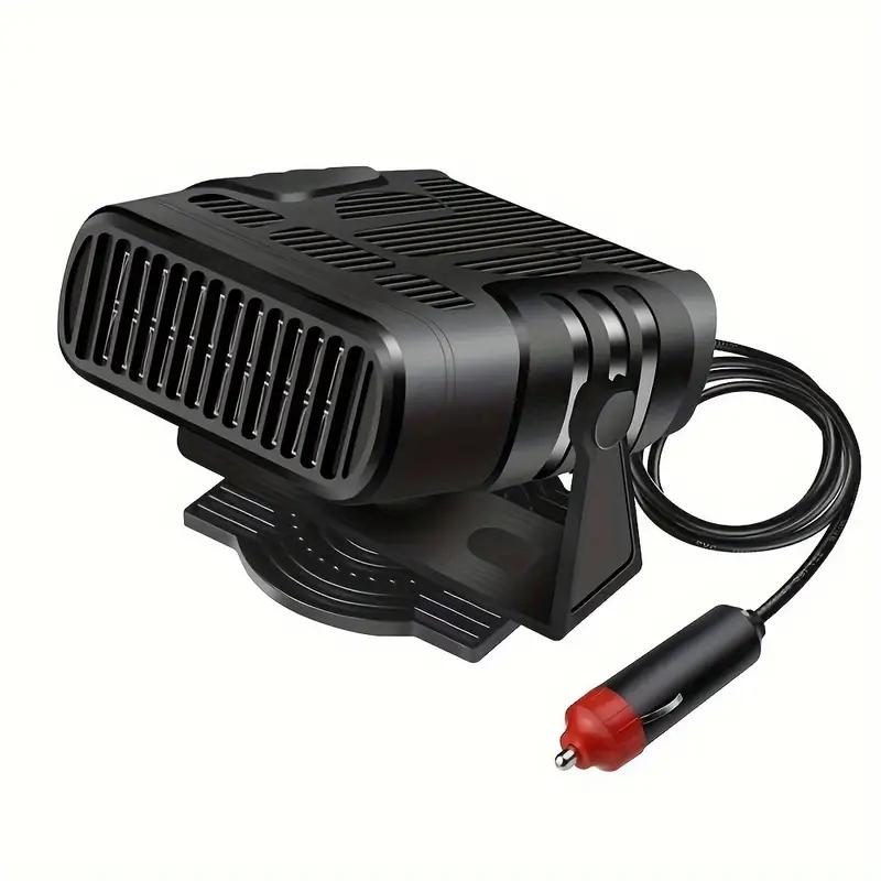 12V Car Heater 2 In 1 Air Cooler Fan Portable Defogger Defroster Heating Fan Windshield Dryer Demister Defroster Car Accessories 1pc