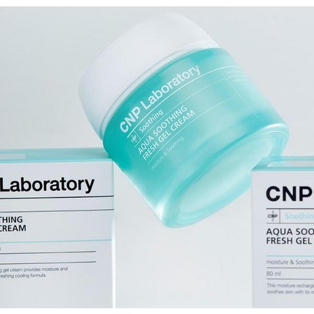 CNP LABORATORY Aqua Soothing Gel Cream 80ml – Lightweight Hydration & Cooling Care, Korean