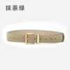 Four Seasons Available New Needle Buckle Belt Women'S Fashion Simple And Versatile Dress Jeans Decorative Leather Matte Belt