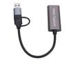HD Multimedia Interface to USB and Type C Video Capture Card 4K Capture Card for Streaming Game Recording Low Latency
