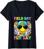 Field Day Fun Day Emoji Peace Sign T-shirt