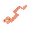 ARC Grooving Auxiliary Tool Anti Slip Easy to Operate Cabinet Door Slot Position Template for Woodworking Tool 6mm