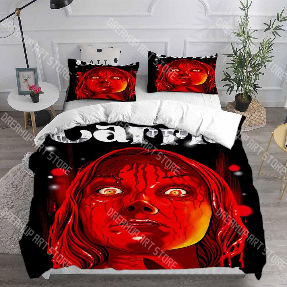 Fashion Carrie (1976) Bedding Set Single Twin Full Queen King Size Bed Set Kids Bedroom Duvetcover Sets Bed Sheet Set