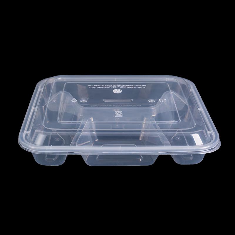 

Disposable 4-Compartment Meal Prep Containers
