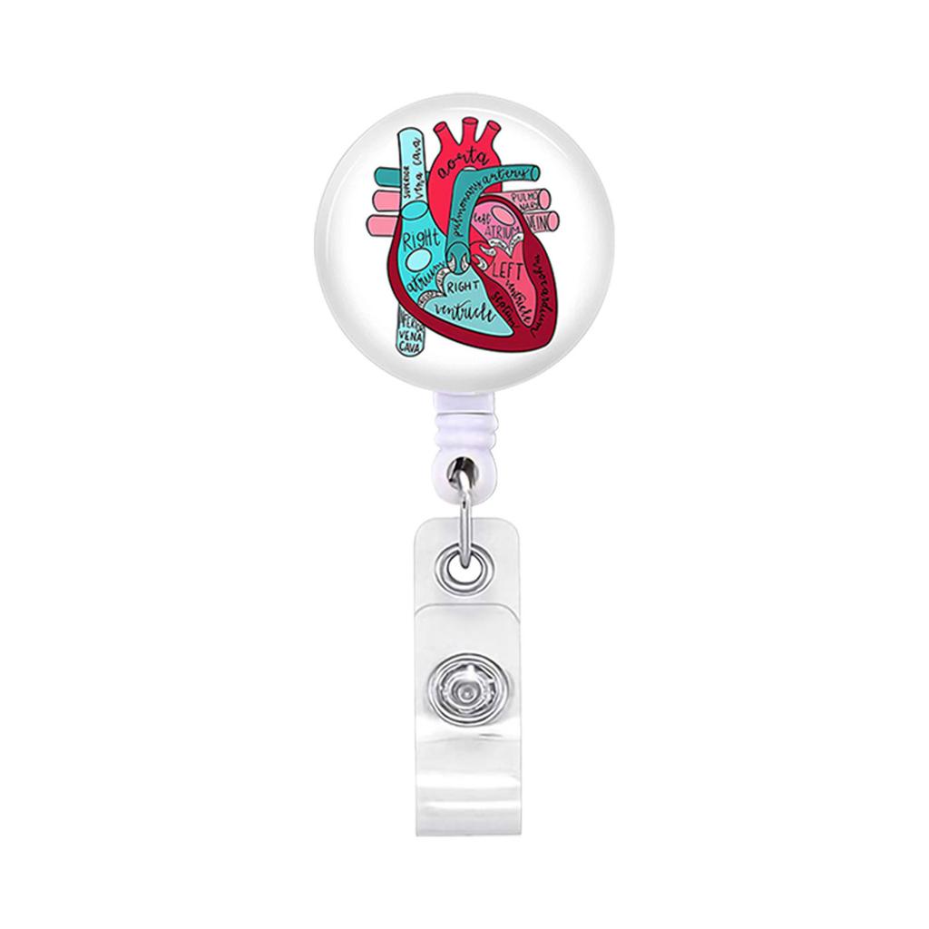 Stretchable Badge Reels Medical Worker Doctor Nurse Work Chest Pocket Card Holder ID Card Holder Badge Accessories
