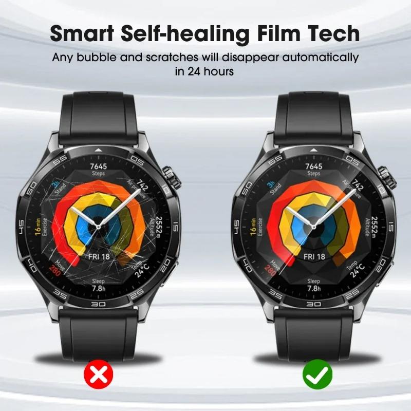 1-10PCS Screen Protectors For Huawei Watch GT5 41mm 46mm HD Clear Soft TPU Hydrogel Film Anti-scratch Protective Cover Watch GT4