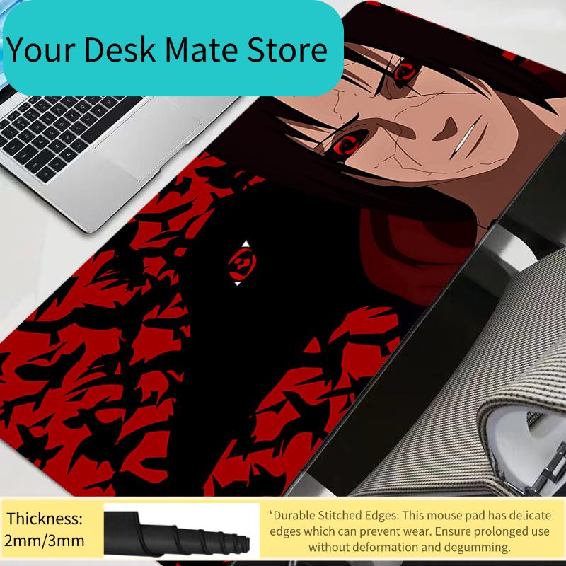 Mouse Pad Gaming Large Dywan Gamer Keyboard Desk Mat Table Naruto Carpet Mousepad XXL Anime Durable For Computer